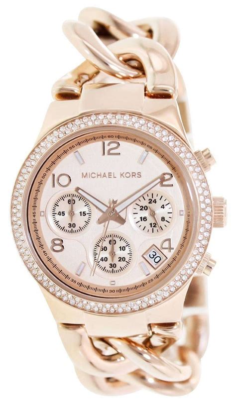 michael kors watch silver crystal|mk3247.